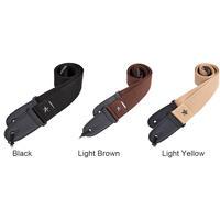 Basse acoustique résistante à l'usure épaissir les pièces de la ceinture d'épaule anti-dérapant longueur réglable sangle de guitare étoile embellir doux Durable