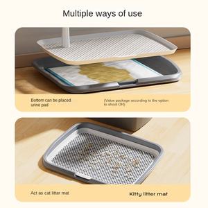 Pequeno e Grande Cão Urinol Bedpan Portátil De Plástico Pet WC para Bichon Teddy Dog Masculino Defecação Artefato - Product Image 5