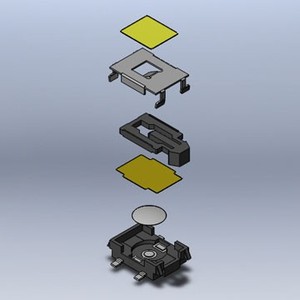 अच्छी गुणवत्ता 4पिन साइड पुश बटन स्विच प्लास्टिक 1नो pcb माउंट टैटाइल स्विच माइक्रो-लघु दाएं कोण स्मार्ट माउंट - Product Image 2