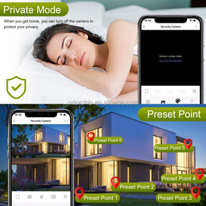 Ống kính kép 4MP 2K PTZ tuya Motion Detector thiết bị gia dụng Mini camera <span class=keywords><strong>wifi</strong></span> ccvt camera trong nhà Hệ thống an ninh - Product Image 6