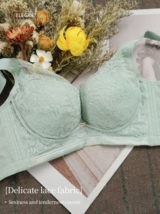 Nouveau modèle de soutien-gorge sans rembourrage, soutien-gorge sexy pour adultes en nylon pour femmes, soutien-gorge en dentelle sans couture, soutien-gorge uni teint, armatures, fermeture au dos - Product Image 3