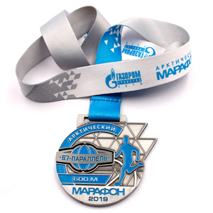Personalized UV Printed Die Cast Metal Medals Traditional Style Custom Sport Awards and Corporate Fiesta Gifts with Lanyard
