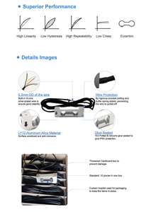 맞춤형 고정밀 단일점 스트레인 게이지 평행 빔 알루미늄 로드셀 마이크로 포스 센서 SUP2 0.02% 정확도 - Product Image 5