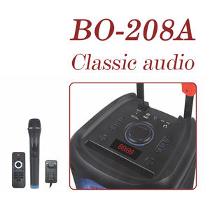 Fabricante OEM <span class=keywords><strong>DJ</strong></span> Loud Party Speaker Handhold Big Power <span class=keywords><strong>DJ</strong></span> Bass Loud Soundbox Speaker Altavoz doble de 8 pulgadas Home - Product Image 2