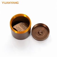 Conteneur en aluminium OEM, boîte métallique personnalisée pour l'emballage de capsules de vitamines, comprimés et poudres
