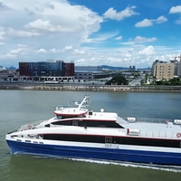 Grandsea, longueur 37,6 m, coque en fibre de carbone, 260 passagers, ferry rapide, navire de passagers à vendre