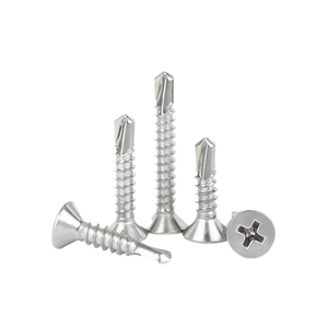 Hongting 410 Stainless Steel Phillips <b>Head</b> Self Drilling <b>Screw</b> M4.2 M4.8 Flat Countersunk Tapping <b>Screws</b> - Product Image 1