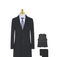 Manteau d'hiver en laine pour homme, long, sur mesure, personnalisation de groupe, confection sur mesure