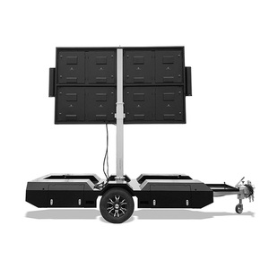 La publicité mobile P4 P5 P6 4k d'écran de visualisation mené extérieur mobile d'écran de remorque d'intense luminosité - Product Image 3