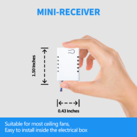Minuteur sans fil intelligent universel réglable (1 min-8 h) à fixer au mur, kit de contrôle d'éclairage domestique et industriel