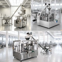 Machine de remplissage et d'emballage de sachets plastiques souples Doypack pour poudre de matcha et épices, avec emballage Mylar