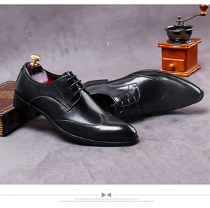 Zapatos de Negocios para Hombre, Impermeables, de Cuero Genuino, Cierre sin Cordones, para Oficina, Carrera, Todas las Temporadas, Ligeros, Antideslizantes, Florales - Product Image 4