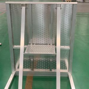 Barrière de scène de barricade de foule en alliage d'aluminium pliable portable pour le contrôle du trafic et la gestion des concerts - Product Image 2