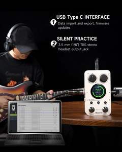 Pedal de Caja de Ritmos Estéreo MOOER GL100 con Doble Pedal, 300 Minutos de Grabación, 11 Géneros, <span class=keywords><strong>Tap</strong></span> <span class=keywords><strong>Tempo</strong></span>, Grabación Automática, Time Stretch - Product Image 5