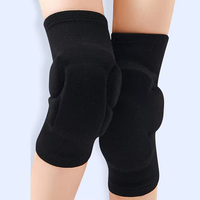 Genouillère en coton NJ S noire avec protection complète
