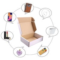 Boîte d'emballage personnalisée avec logo, conception libre, boîtes d'expédition de produits de beauté naturels écologiques, boîte postale en papier violet