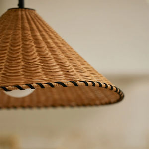 Lámpara Colgante Nórdica Minimalista Japandi para Isla de Cocina, Comedor, Metal y Ratán, Diseño de Alta Calidad, Hecha a Mano, Modelo <span class=keywords><strong>Davida</strong></span> - Product Image 5