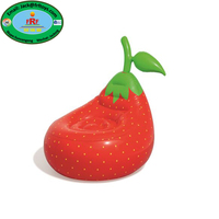 Cadeaux d'anniversaire, fête amusante, chaise gonflable confortable en PVC pour enfants, formes de fraises, d'ananas et de raisins