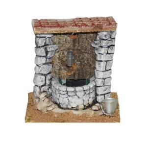 น้ำพุทำงานได้ ขนาด 13x13 ซม. สูง 15 ซม. พร้อมอุปกรณ์ไฟฟ้า - Product Image 1