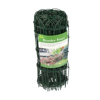 Clôture de jardin en fil de fer PVC vert Taille de clôture de jardin renouvelée 65cm * 25m