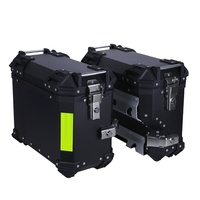 Prix de gros, OEM disponible, boîte latérale de moto en alliage d'aluminium 48L, boîte arrière de moto