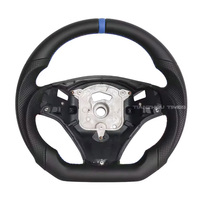 Volant en fibre de carbone personnalisé pour BMW Série E E90 E60 E46 E92 E39 X5 E70 X6 E71 E82 E93 E36 E91 E46 E53 M3 E63 avec palettes de commande