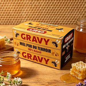 Wholesale Print Eco Friendly <b>Box</b> Natural Honey Display <b>Box</b> Custom Logo Food Grade Cardboard <b>Box</b> - Product Image 4