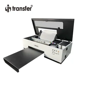 Ik Transfer Dtf Printer A3 Tshirt Afdrukken 30Cm Doeken Inkjet Printer Flatbed Textiel Inkt Wit 220V