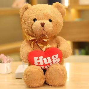 Shengye T-shirt Logo pakaian beruang Teddy kustom Promosi dasi kupu-kupu Teddy mainan mewah untuk hadiah ulang tahun anak-anak - Product Image 1