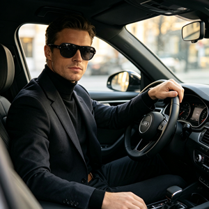 <span class=keywords><strong>Occhiali</strong></span> <span class=keywords><strong>da</strong></span> <span class=keywords><strong>sole</strong></span> unisex <span class=keywords><strong>da</strong></span> pilota con montatura leggera in TR90, lenti <span class=keywords><strong>a</strong></span> <span class=keywords><strong>goccia</strong></span>, protezione UV400, ideali per guida, pendolarismo, viaggi e vacanze - Product Image 2