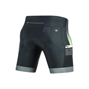 Custom Men Cycling Shorts 3D Padded Bike Shorts <b>Back</b> Zipper Side Phone Pocket <b>Road</b> Bicycle Tights - Product Image 1