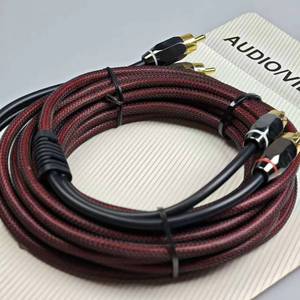 Amplificador nuevo de alta calidad, adecuado para sistemas de audio para automóviles, con cable de interconexión de 2 RCA, cable estéreo HIFI. - Product Image 5
