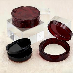 ตลับรองพื้นแบบแม่เหล็กทรงกลมสีน้ำตาล ขนาด 15 กรัม ผลิตจากวัสดุ ABS/PP เป็นมิตรต่อสิ่งแวดล้อม พร้อมกระจก  รับทำโลโก้ตามสั่ง - Product Image 3