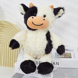 Muñeco de ternero explosivo, red roja, lindos juguetes de peluche de vaca, fabricantes de muñecas de tela de vaca del zodiaco, juguetes de peluche de animales de peluche al por mayor - Product Image 3