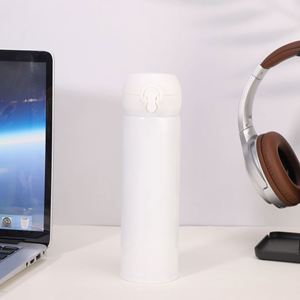 500ml <b>Flip</b> Lid Water <b>Bottle</b> Double Wall Vacuum Insulated Stainless Steel Sports Tumbler - Product Image 4