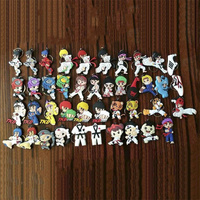 Porte-clés Offre Spéciale personnalisé mini arts martiaux taekwondo karaté Judo personnages de dessins animés porte-clés