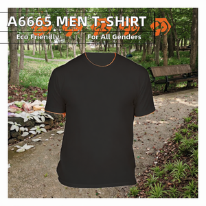 Camiseta de hombre 100% algodón con bolsillo, tejido grueso, transpirable, de secado rápido, estilo casual urbano - Product Image 2