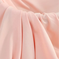 Tissu jersey léger brossé Delantex DTY 100% polyester, séchage rapide, extensible, vêtements de sport, vêtements de nuit, vêtements pour filles
