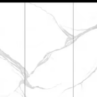 Dalle de pierre frittée Rock Slab Victoria White, dalle de porcelaine blanche pour murs décoratifs de salon et meubles-lavabos de salle de bain
