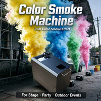 Machine à fumée colorée 3500W pour Baby Shower, Mariage, Fête, DJ, Révélation du Sexe, Festival - Jet de brouillard liquide DMX
