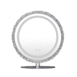 Miroir de maquillage LED à trois couleurs réglables, miroir de table de bureau, miroir de toilette clair - Product Image 1