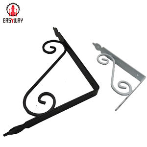 Support d'angle décoratif en fer en métal de vente chaude support Triangle en forme de L prend en charge les étagères - Product Image 5