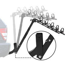 <span class=keywords><strong>Colgador</strong></span> de bicicleta de coche, marco de suspensión trasera ordinaria de cuatro marcos se puede ajustar - Product Image 2