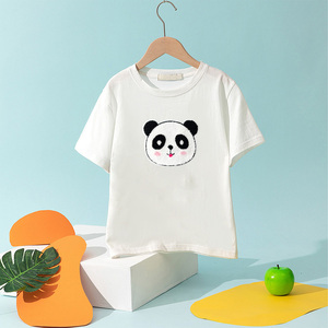 3D Black and White Series Embroidered Iron-On <strong>Patch</strong> Handmade Felt <strong>Panda</strong> Pineapple for Clothing and Bags Chenille Fabric - Product Image 4