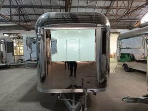 รถเทรลเลอร์อลูมิเนียมพกพาขนาดเล็กรถจัดเลี้ยงอาหารเชิงพาณิชย์สำหรับไอศกรีมและกลางแจ้ง - Product Image 5