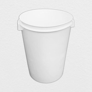 Cubo de Plástico para Alimentos LAR SC1455 HDPE/PPCR/PPC de 55.5L con Tapa Autosellante, Contenedor Industrial para Almacenamiento de Alimentos - Product Image 1