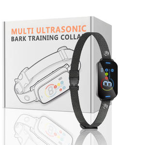 Nuevo <span class=keywords><strong>Collar</strong></span> de ladridos de perro ultrasónico automático inteligente actualizado, pantalla a Color, <span class=keywords><strong>Collar</strong></span> de entrenamiento antiladridos para mascotas, versión sin golpes - Product Image 2