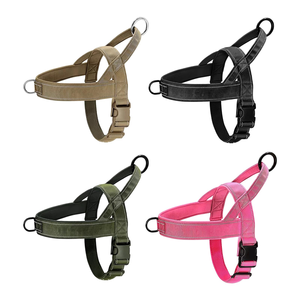 Arnés Táctico Transpirable y Simple para Perro, Chaleco de Nailon Resistente para Perros Pequeños, Medianos y Grandes, Disponible en 4 Colores - Product Image 2