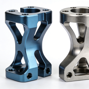 Service de fraisage CNC 5 axes sur mesure pour usine, usinage de blocs métalliques et de pièces en laiton et aluminium anodisé - Product Image 3