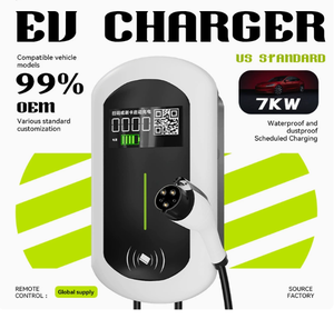 Estación de Carga para Vehículos Eléctricos J1772 Americana de 7000W, IP54 Resistente a la Intemperie, Funcionamiento Estable a Largo Plazo, Cargador Inteligente para Vehículos de Nueva Energía para el Hogar - Product Image 5
